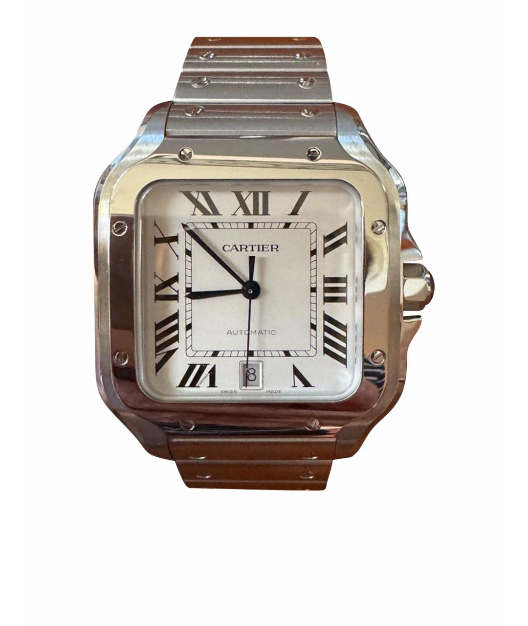 CARTIER Серебряные металлические часы, фото 1