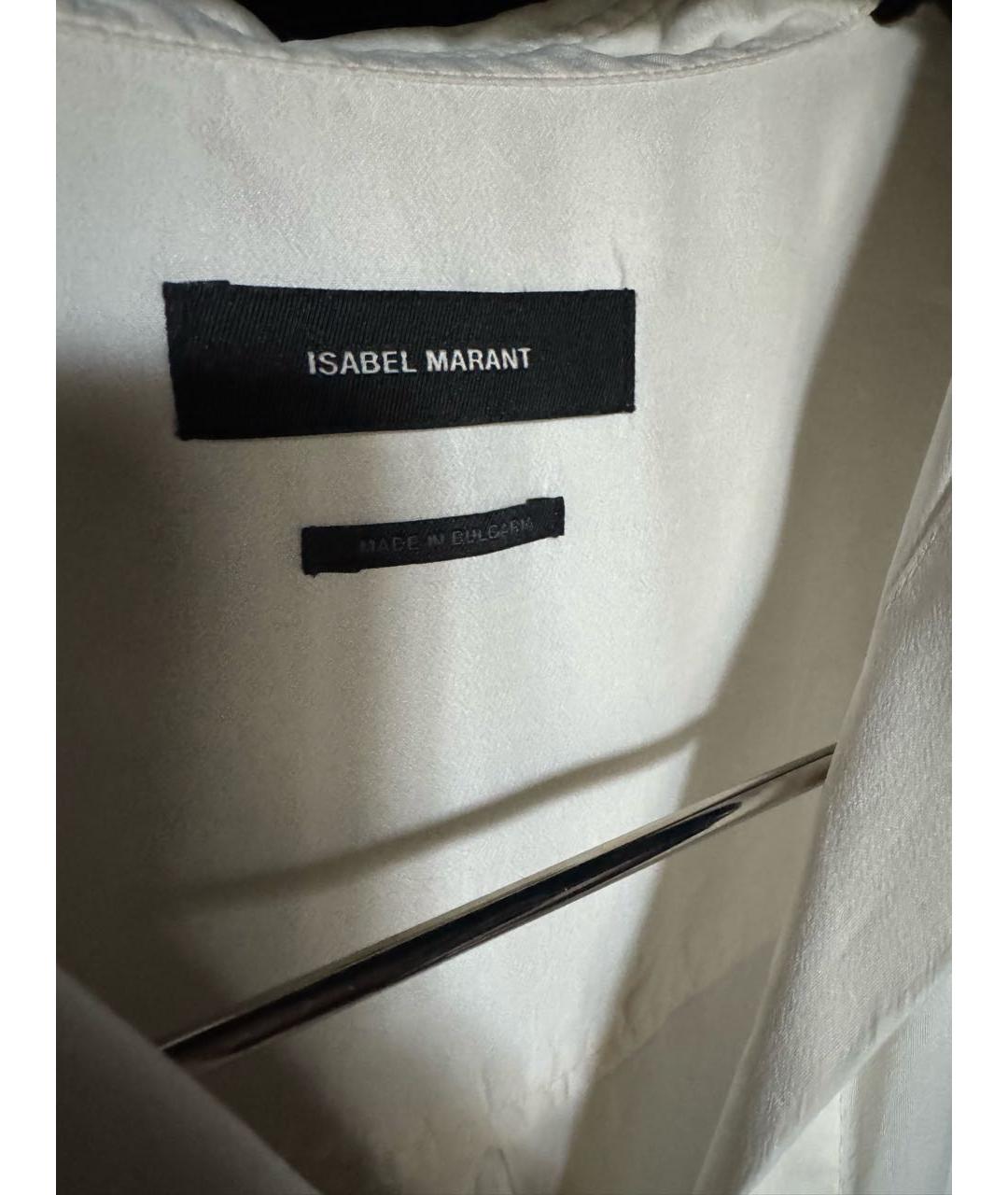 ISABEL MARANT Белая шелковая рубашка, фото 3