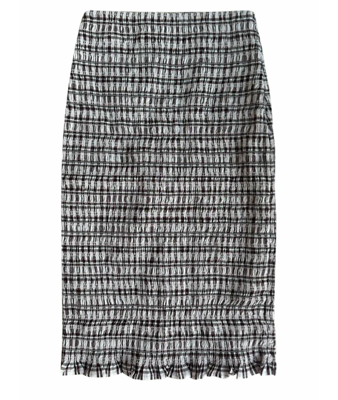 PRADA Мульти хлопковая юбка миди, фото 1