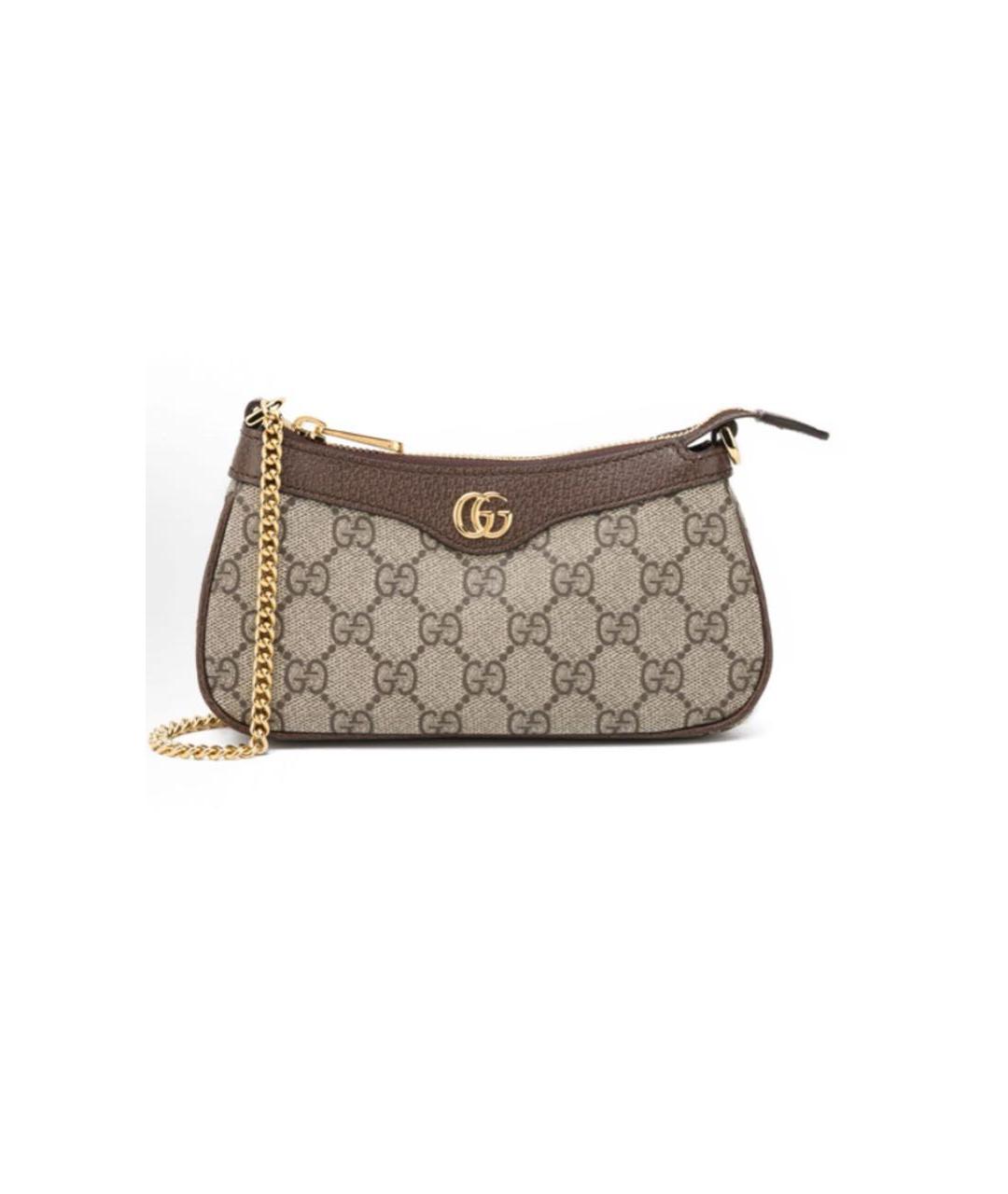 GUCCI Коричневая сумка через плечо, фото 4