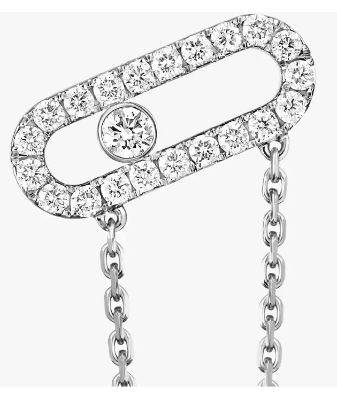 MESSIKA Серебряные серьги из белого золота, фото 4