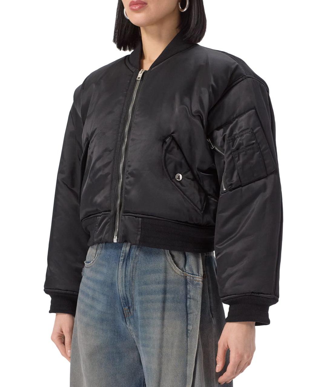 ALEXANDER WANG Черный полиэстеровый пуховик, фото 3
