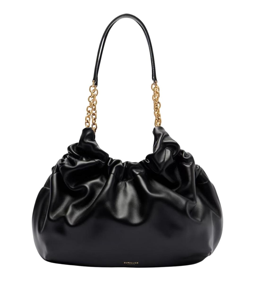 DEMELLIER Черная кожаная сумка через плечо, фото 1