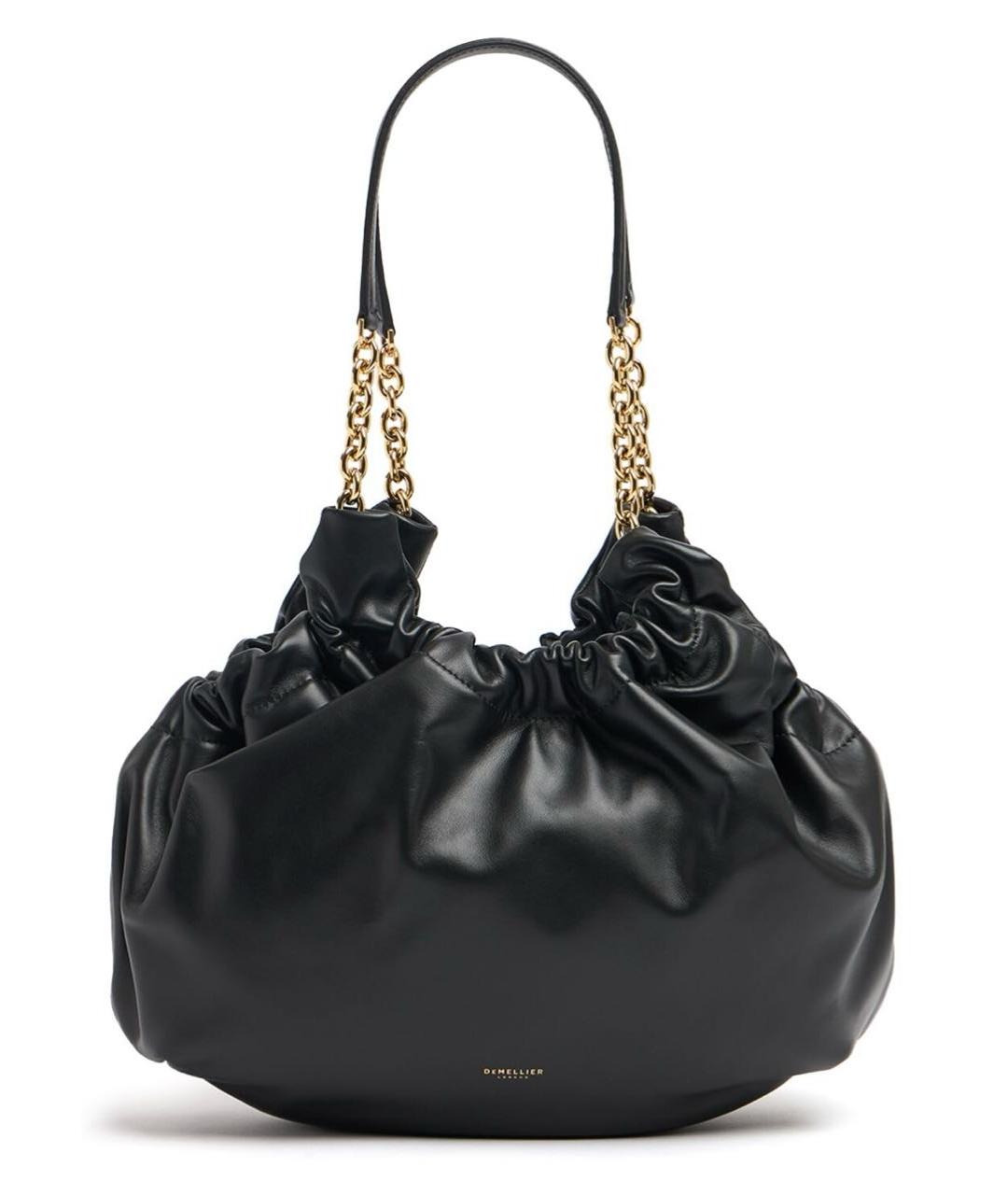 DEMELLIER Черная кожаная сумка через плечо, фото 7