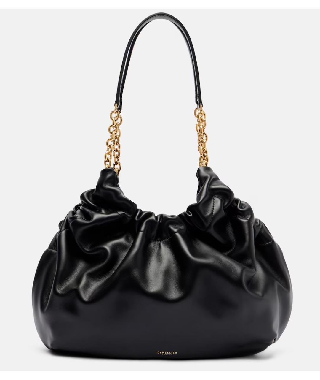 DEMELLIER Черная кожаная сумка через плечо, фото 5