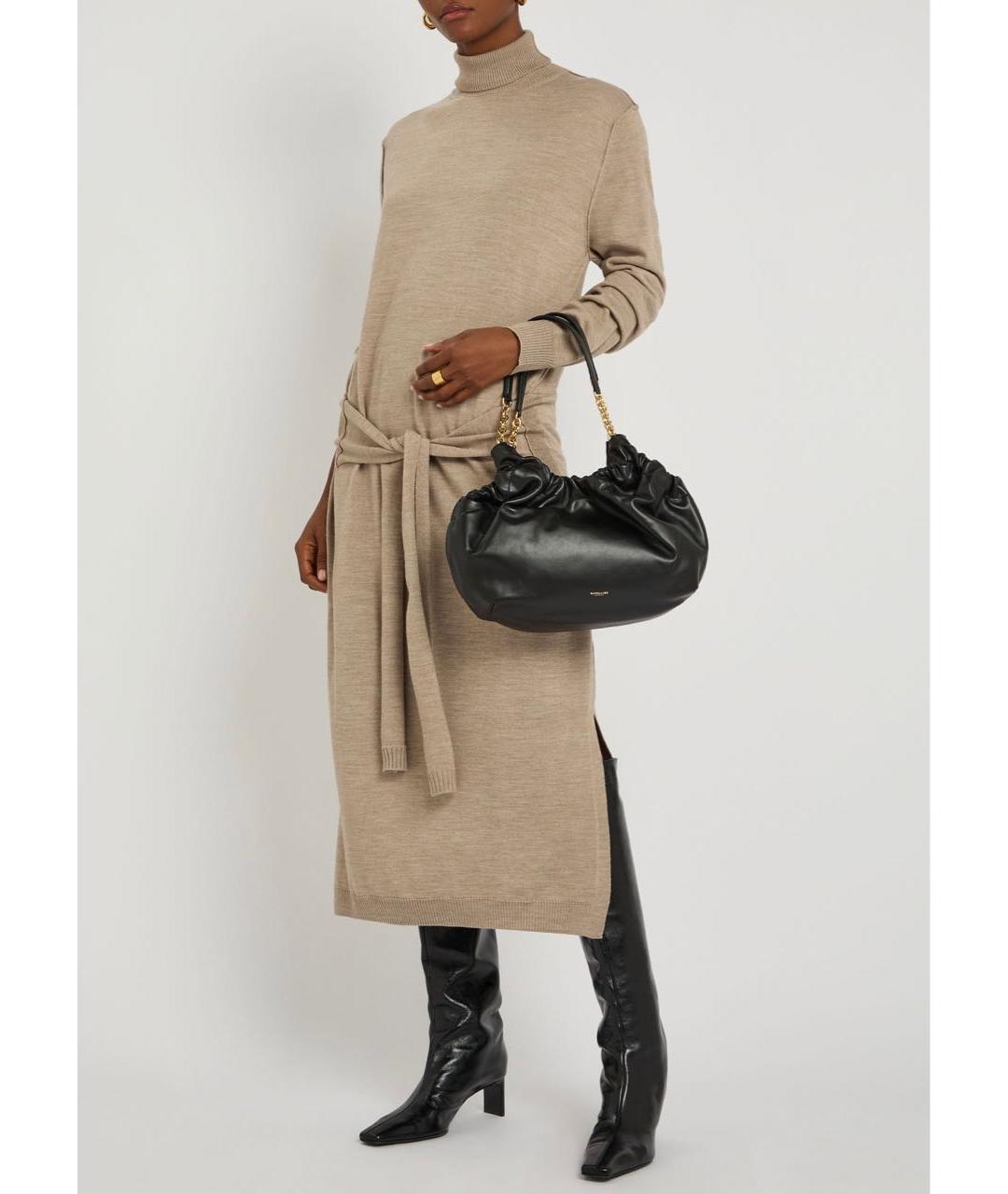 DEMELLIER Черная кожаная сумка через плечо, фото 6