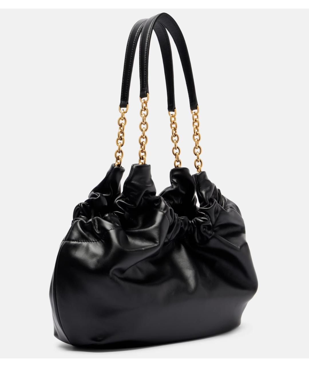 DEMELLIER Черная кожаная сумка через плечо, фото 3