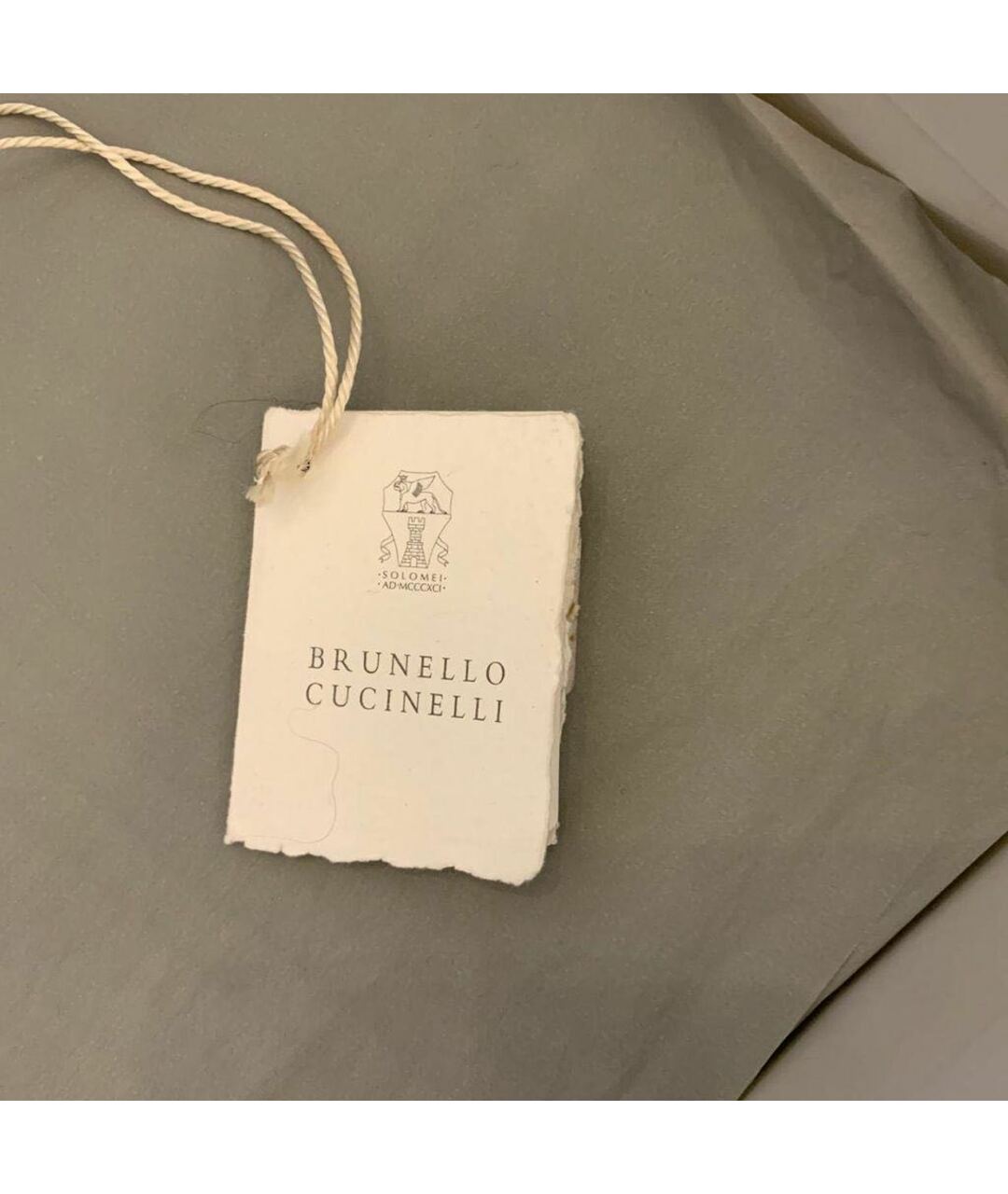 BRUNELLO CUCINELLI Антрацитовый шарф, фото 6