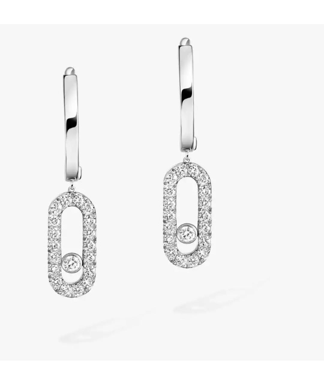 MESSIKA Серебряные серьги из белого золота, фото 6