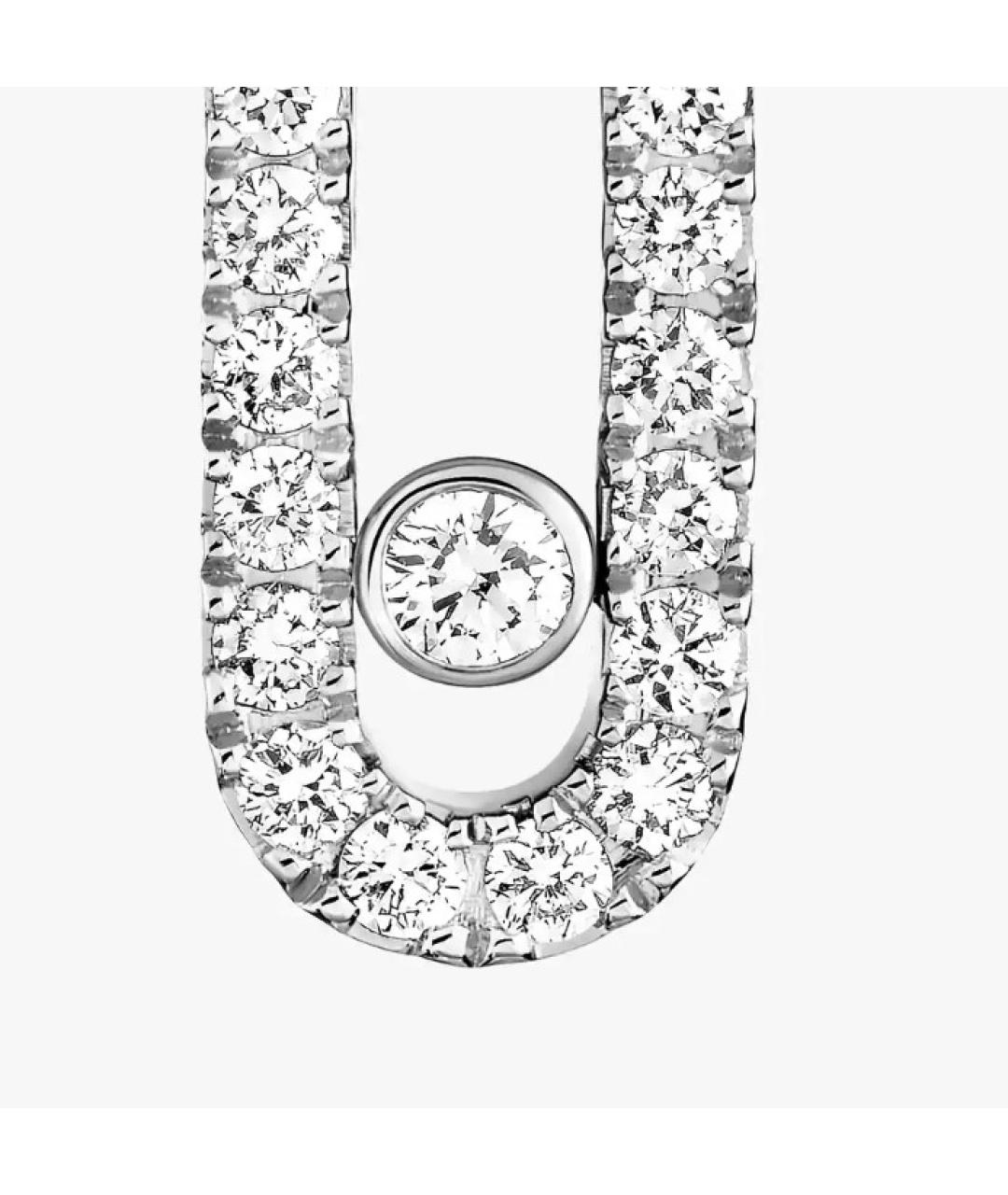 MESSIKA Серебряные серьги из белого золота, фото 4