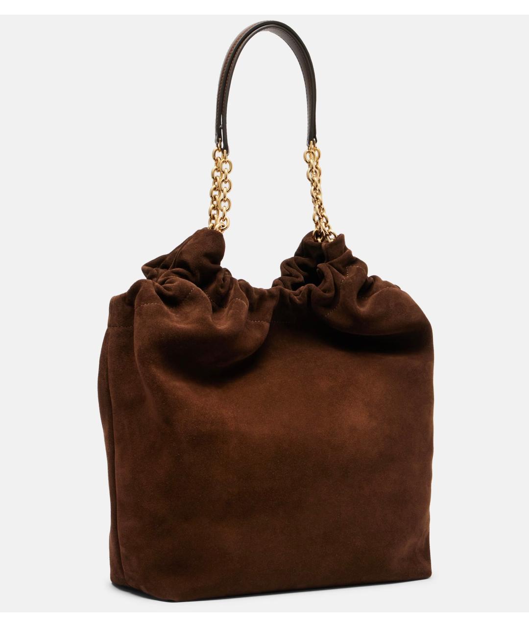 DEMELLIER Коричневая замшевая сумка через плечо, фото 4