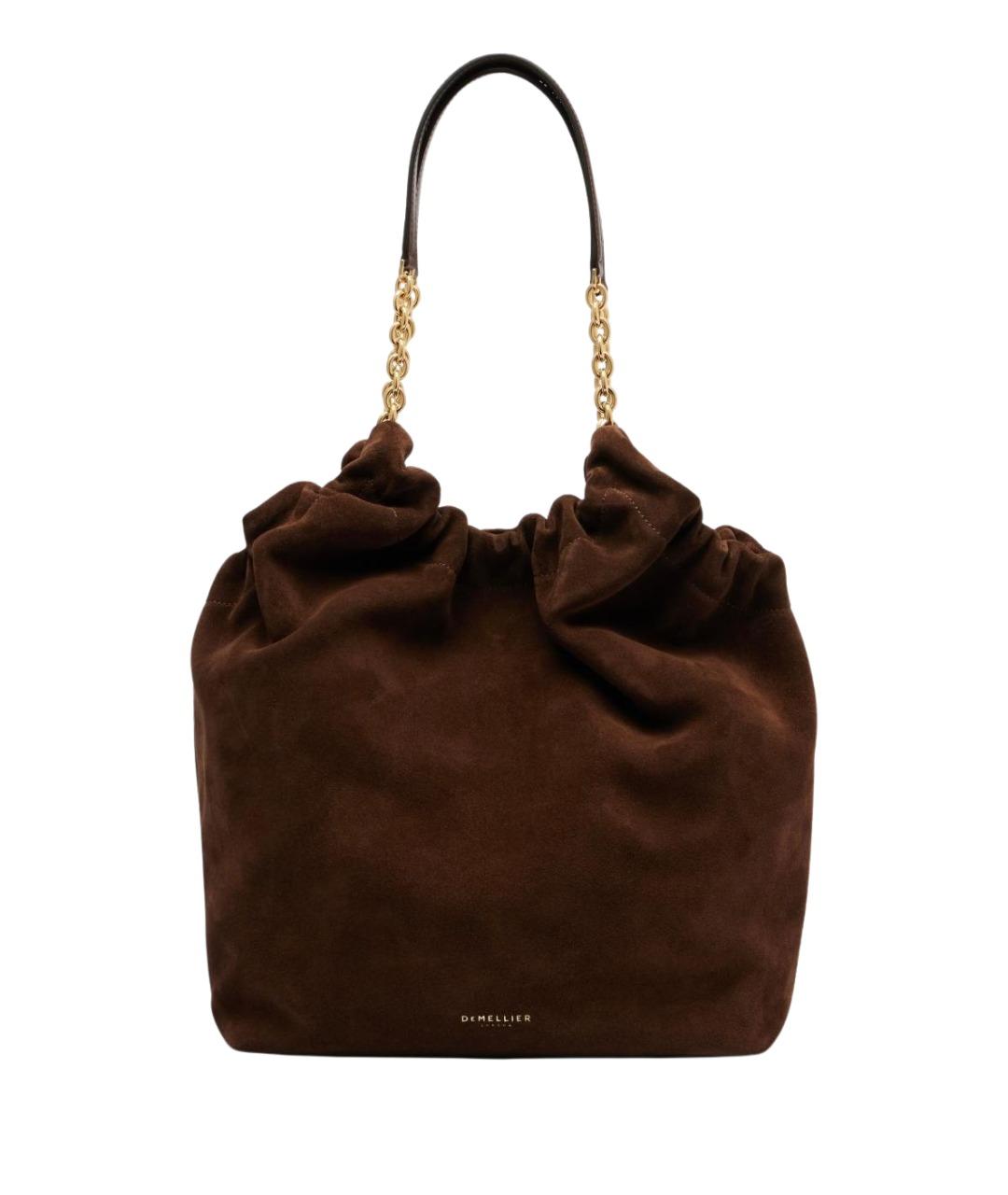 DEMELLIER Коричневая замшевая сумка через плечо, фото 1