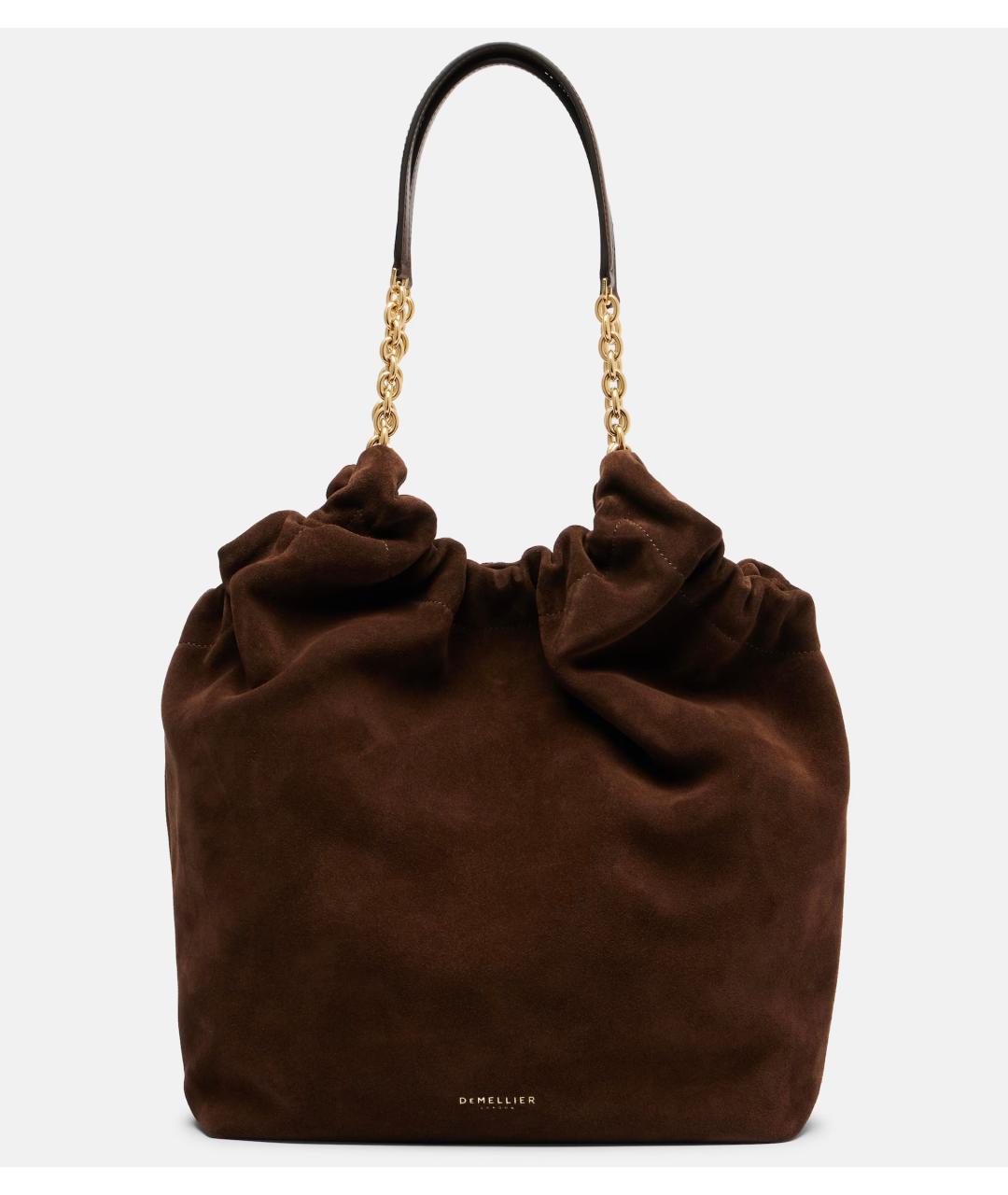 DEMELLIER Коричневая замшевая сумка через плечо, фото 6