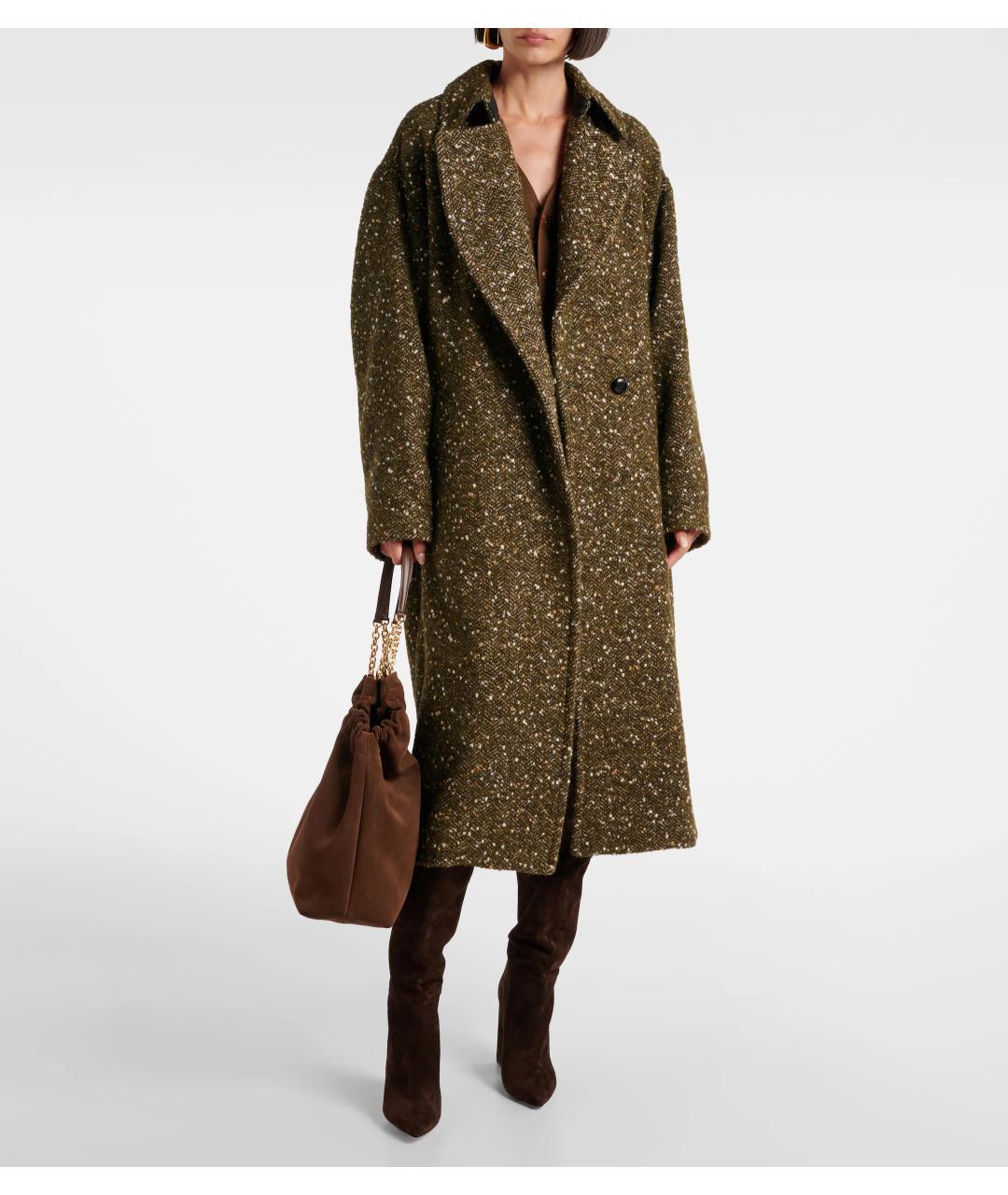 DEMELLIER Коричневая замшевая сумка через плечо, фото 3