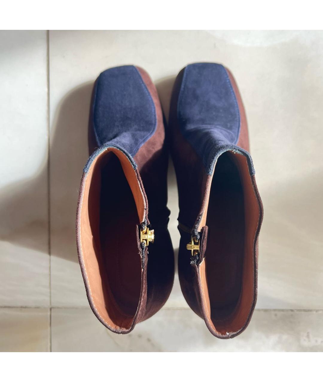 MARNI Мульти замшевые ботинки, фото 3