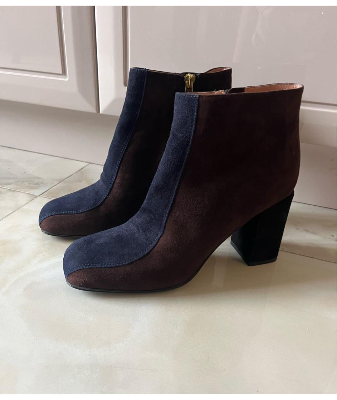 MARNI Мульти замшевые ботинки, фото 6