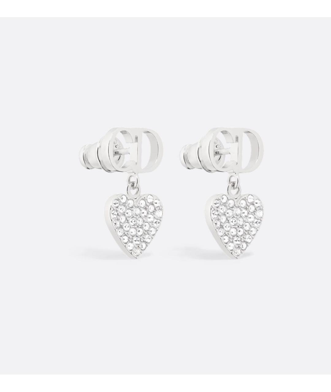 CHRISTIAN DIOR Серебряные металлические серьги, фото 3