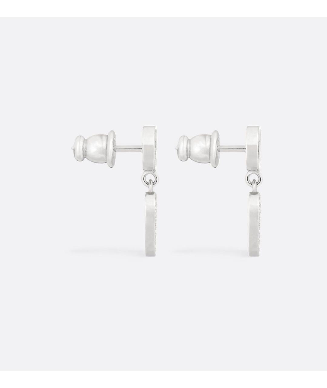 CHRISTIAN DIOR Серебряные металлические серьги, фото 4