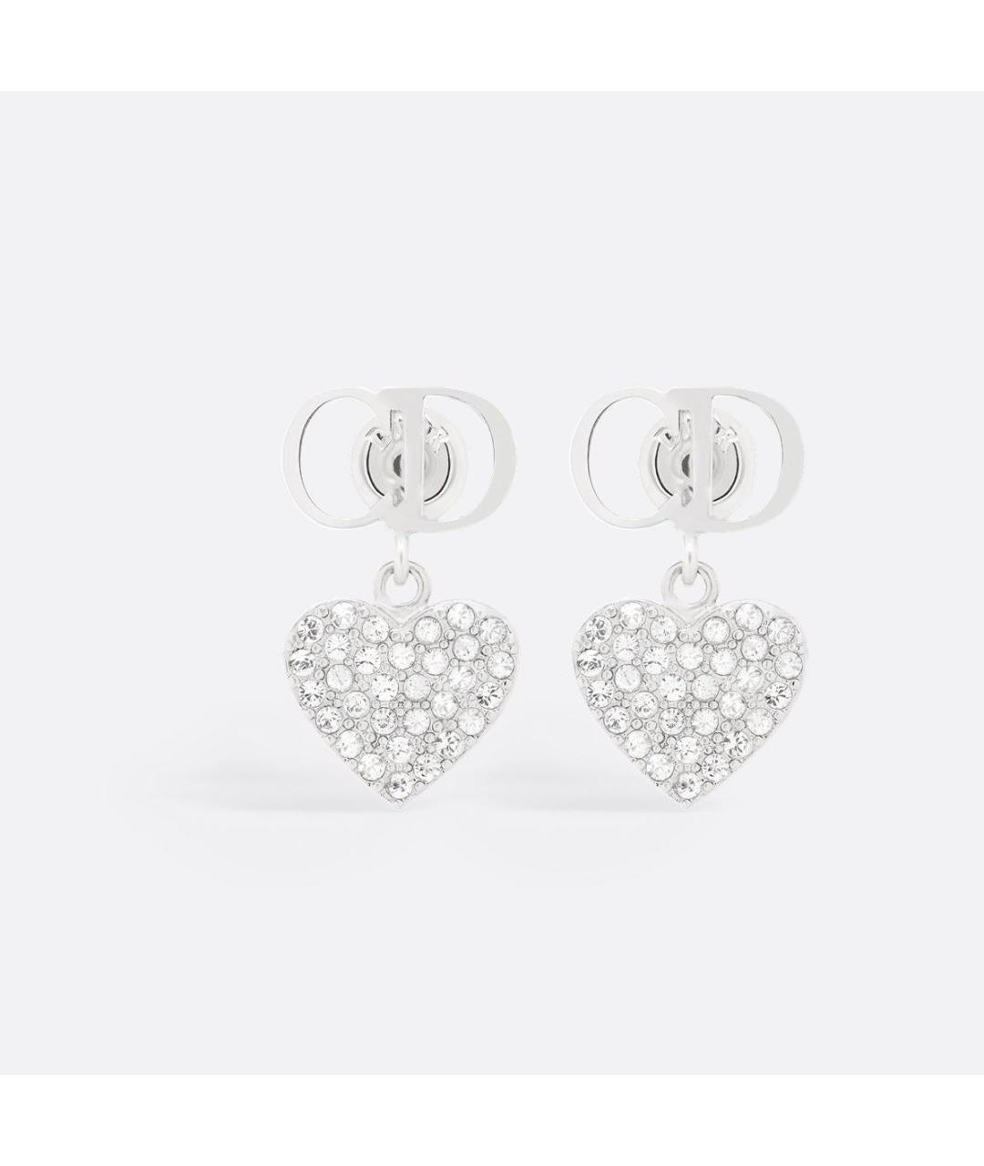 CHRISTIAN DIOR Серебряные металлические серьги, фото 6