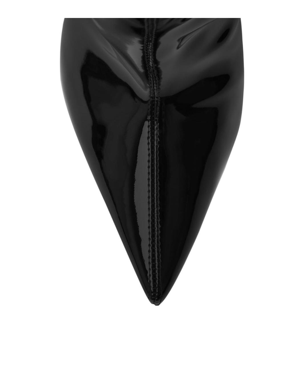 LE SILLA Черные сапоги из лакированной кожи, фото 3