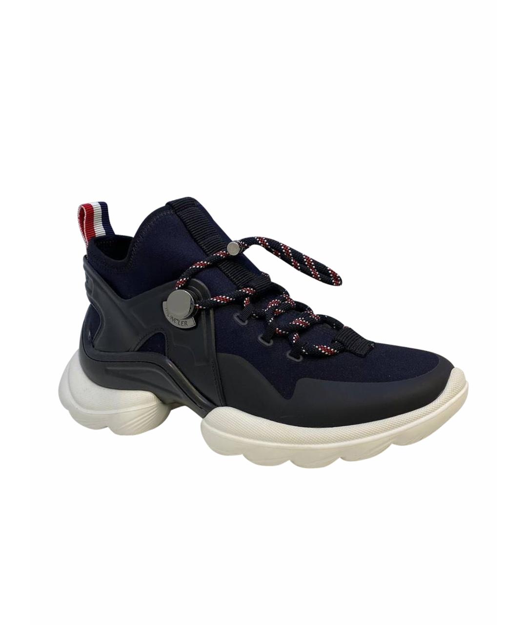 MONCLER Мульти текстильные кроссовки, фото 1