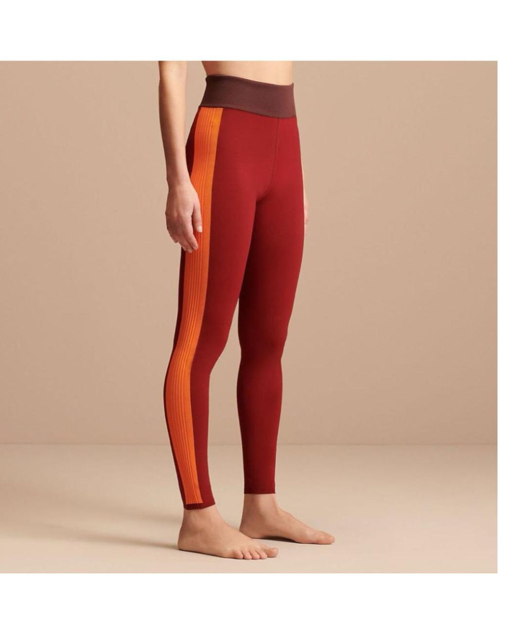 HERMES Бордовый вискозный спортивные костюмы, фото 2
