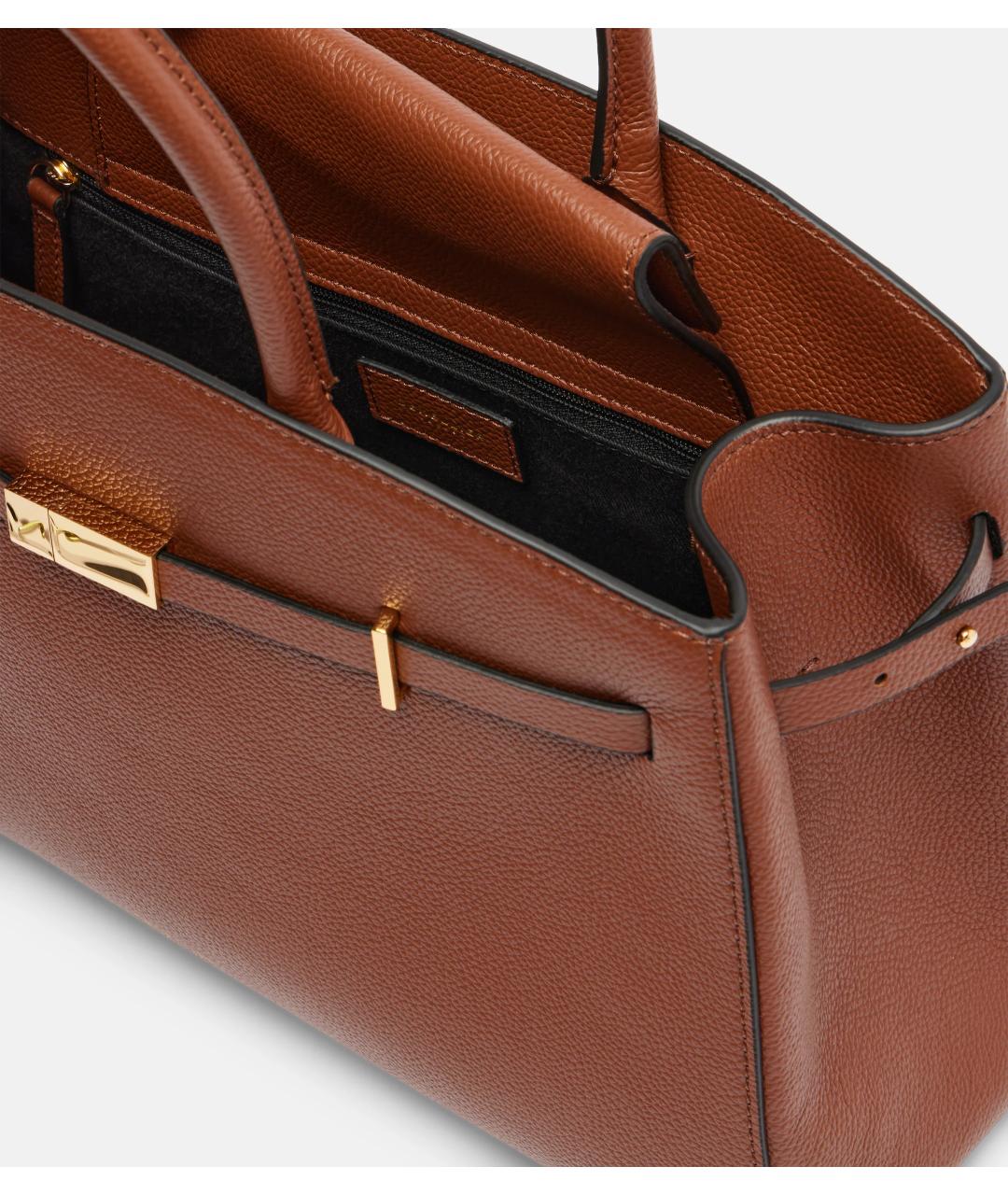 DEMELLIER Коричневая кожаная сумка через плечо, фото 6