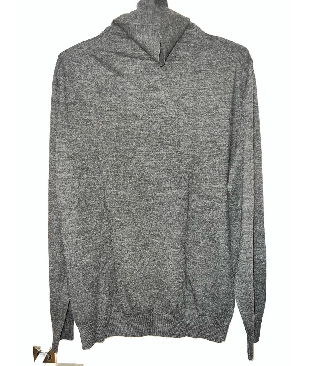 GUCCI Антрацитовая шерстяная водолазка, фото 2