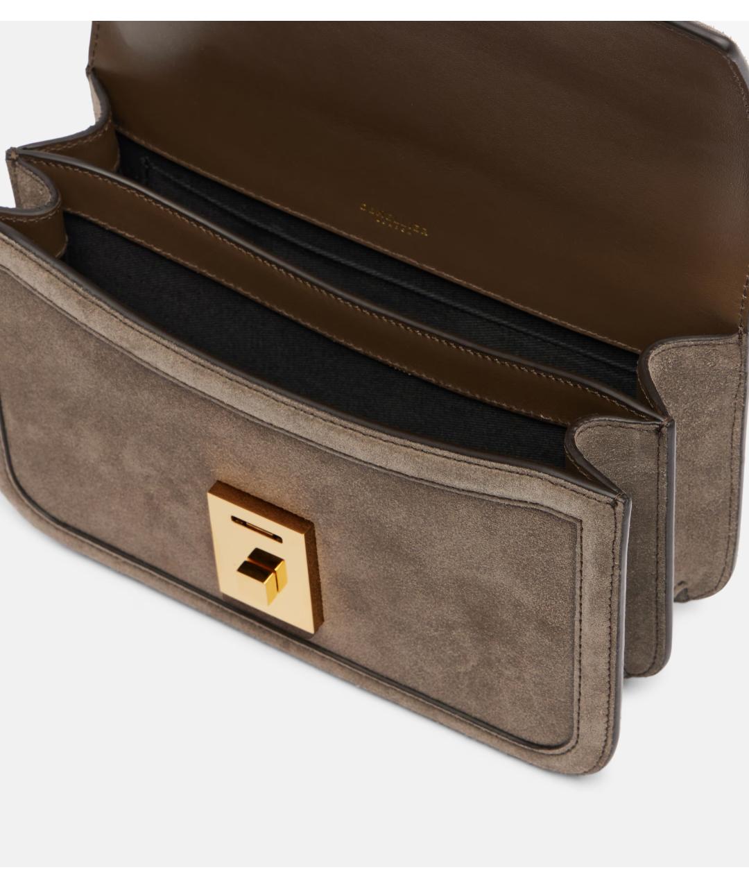 DEMELLIER Коричневая замшевая сумка через плечо, фото 6