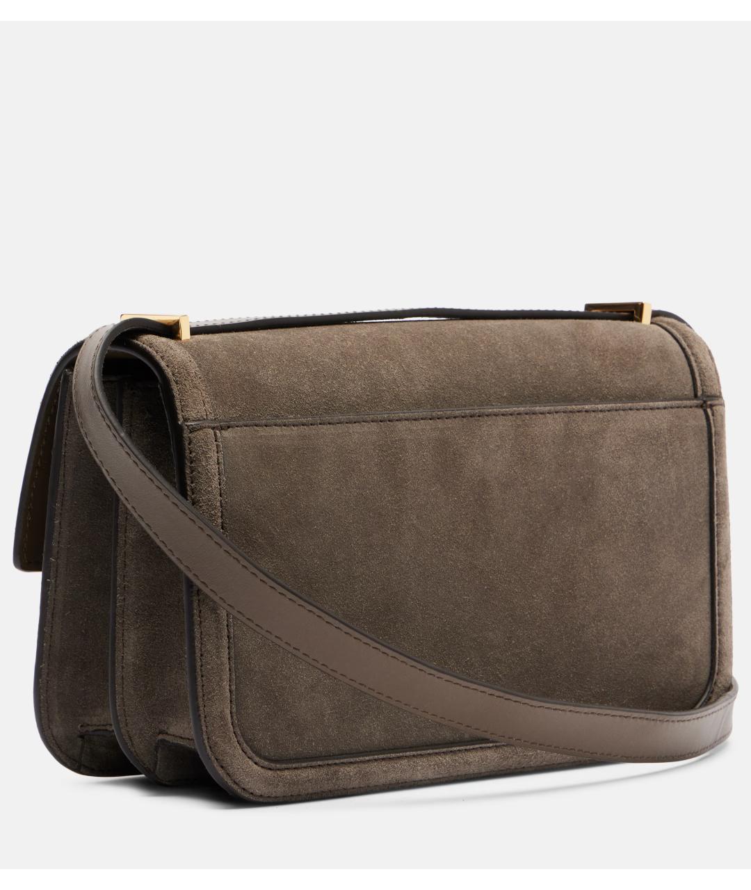 DEMELLIER Коричневая замшевая сумка через плечо, фото 5