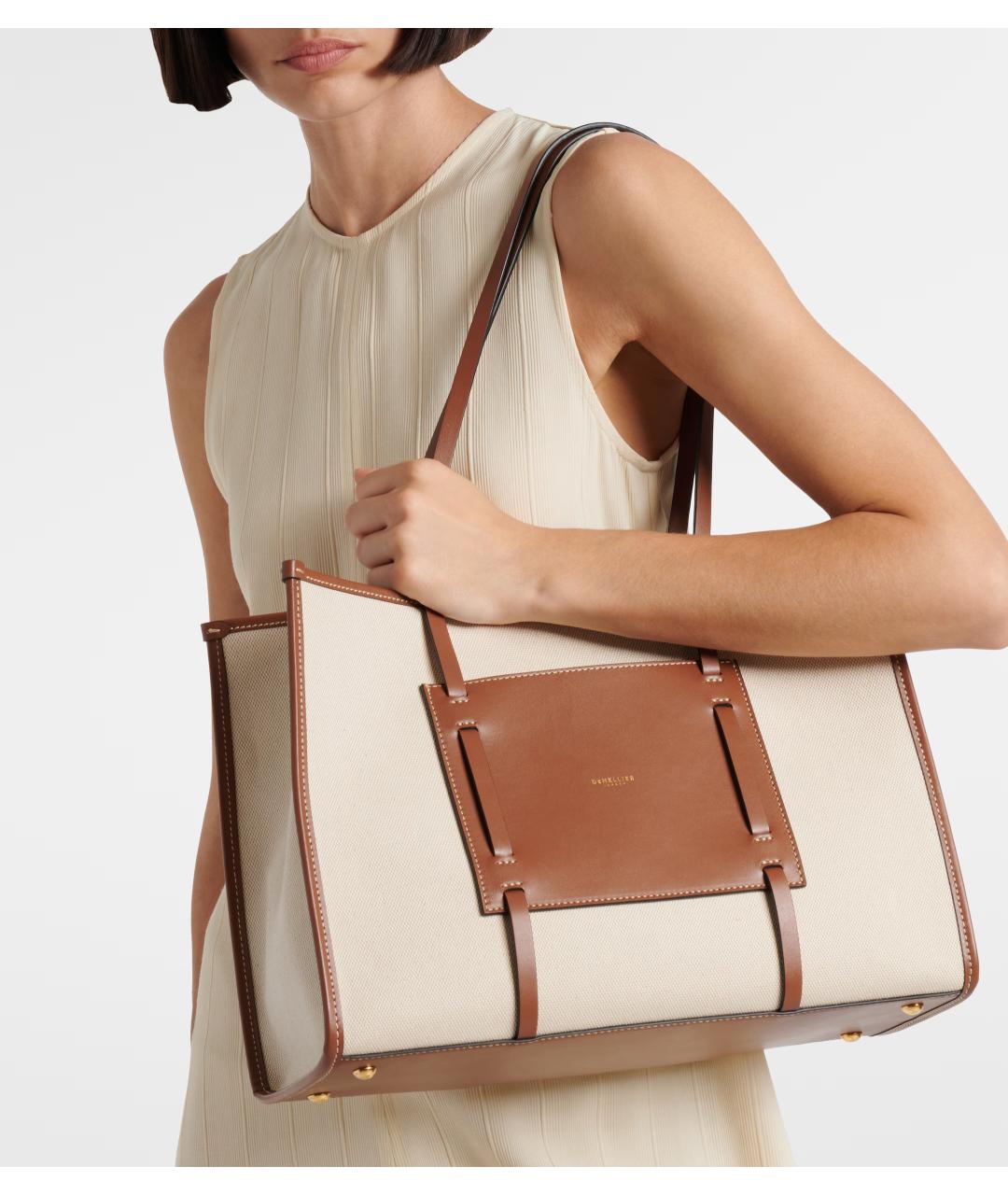 DEMELLIER Бежевая сумка тоут, фото 2