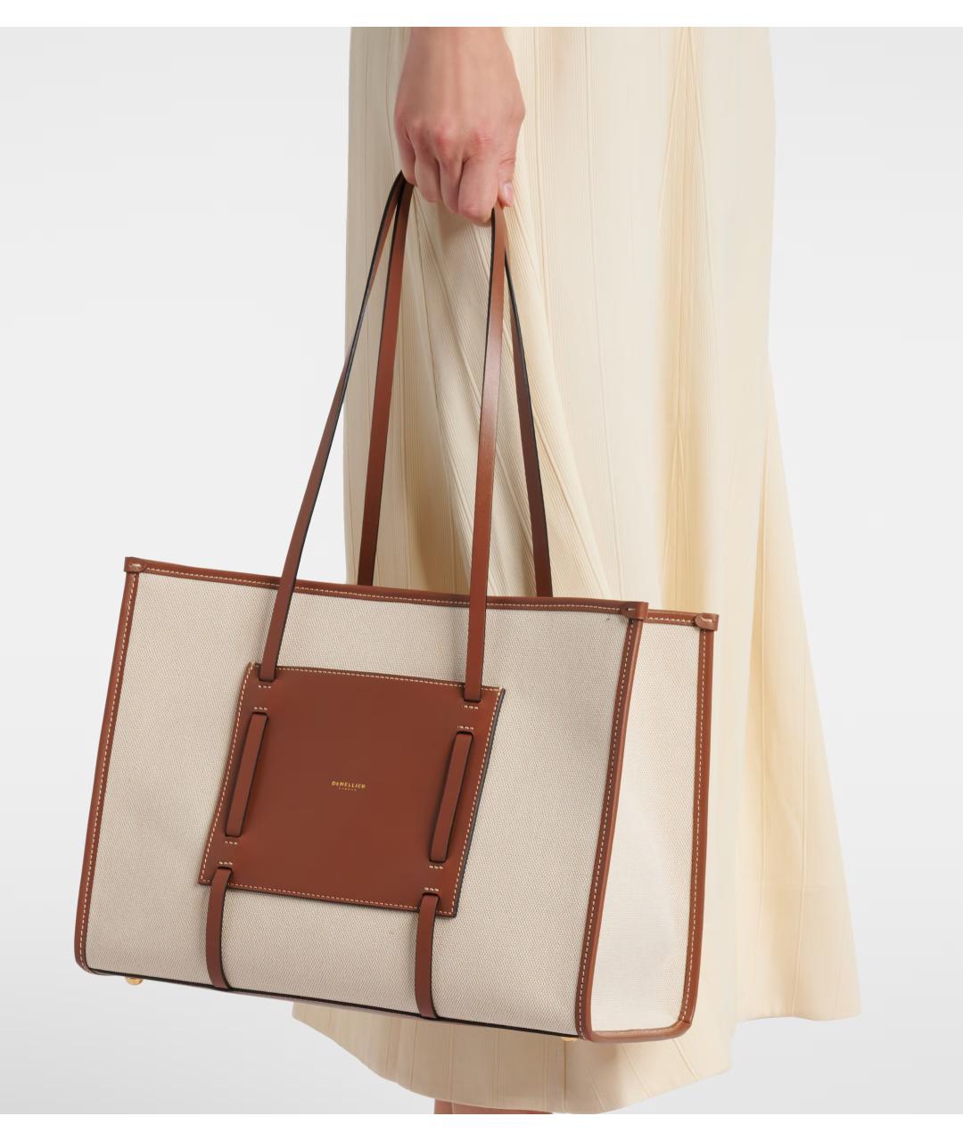 DEMELLIER Бежевая сумка тоут, фото 4