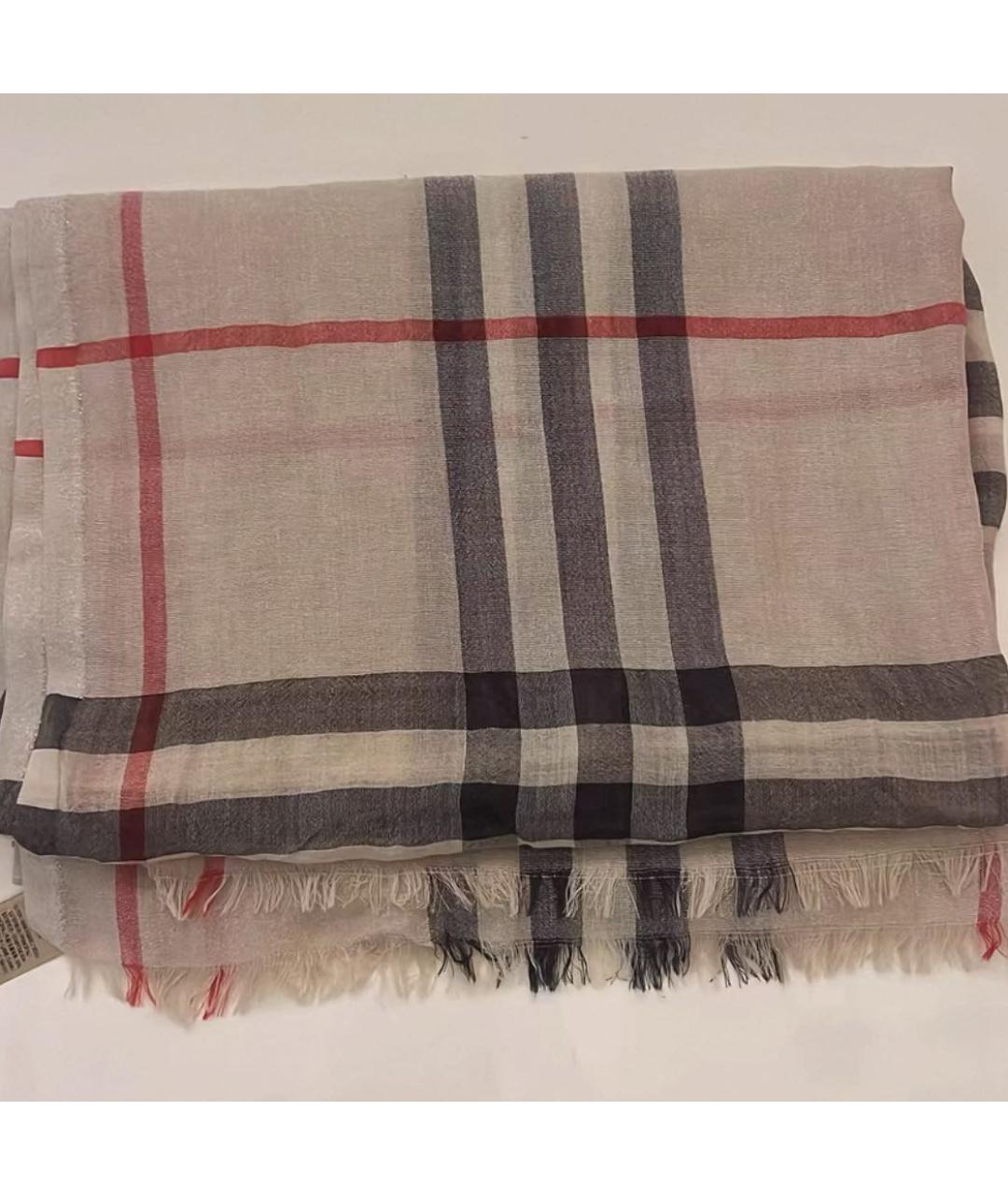 BURBERRY Розовый шарф, фото 2