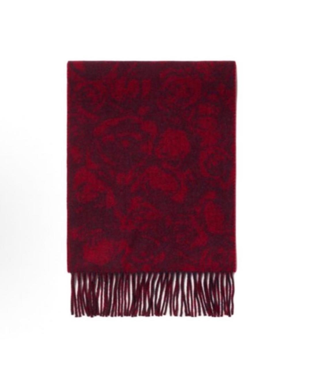 BURBERRY Бордовый шарф, фото 2