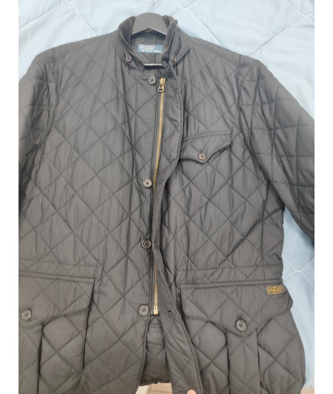 POLO RALPH LAUREN Черная полиамидовая куртка, фото 5