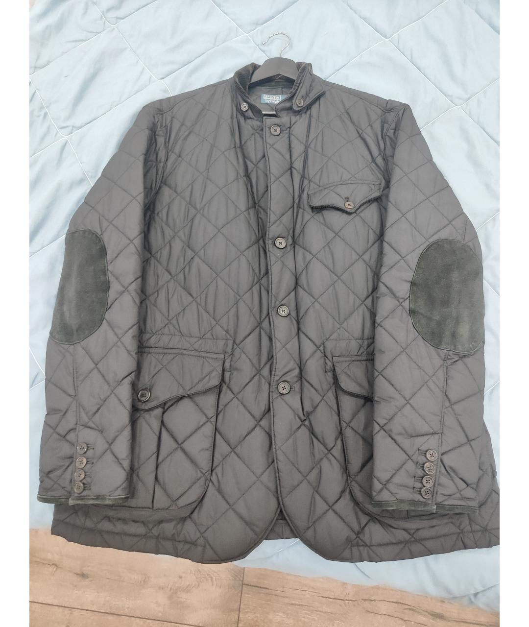 POLO RALPH LAUREN Черная полиамидовая куртка, фото 7