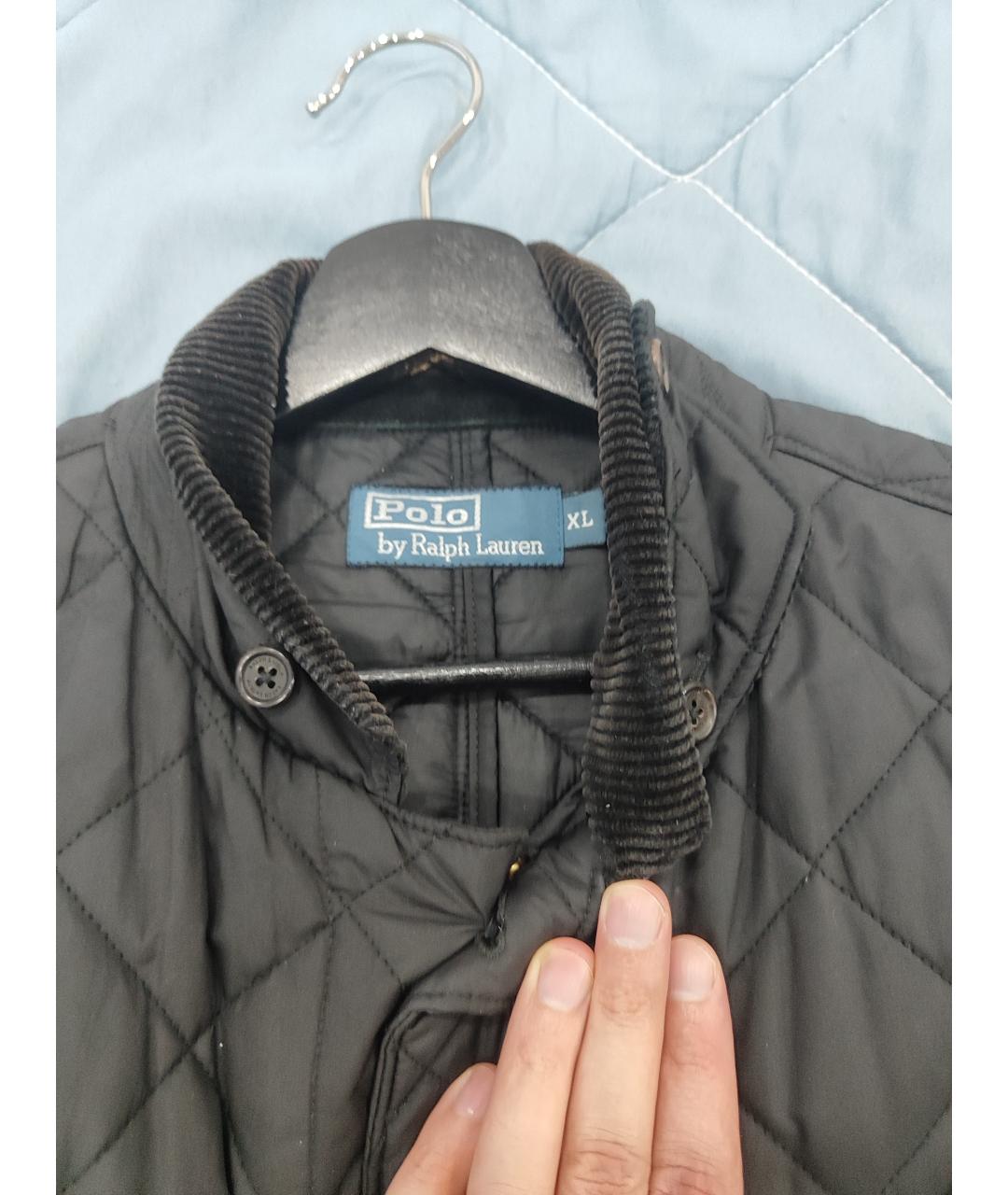 POLO RALPH LAUREN Черная полиамидовая куртка, фото 3