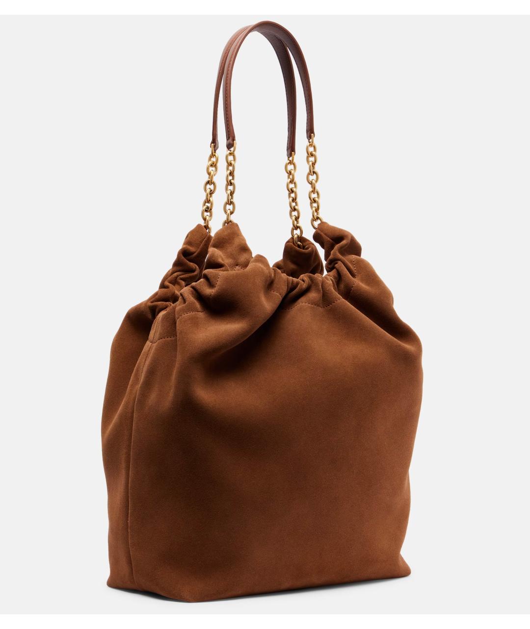 DEMELLIER Коричневая замшевая сумка через плечо, фото 5