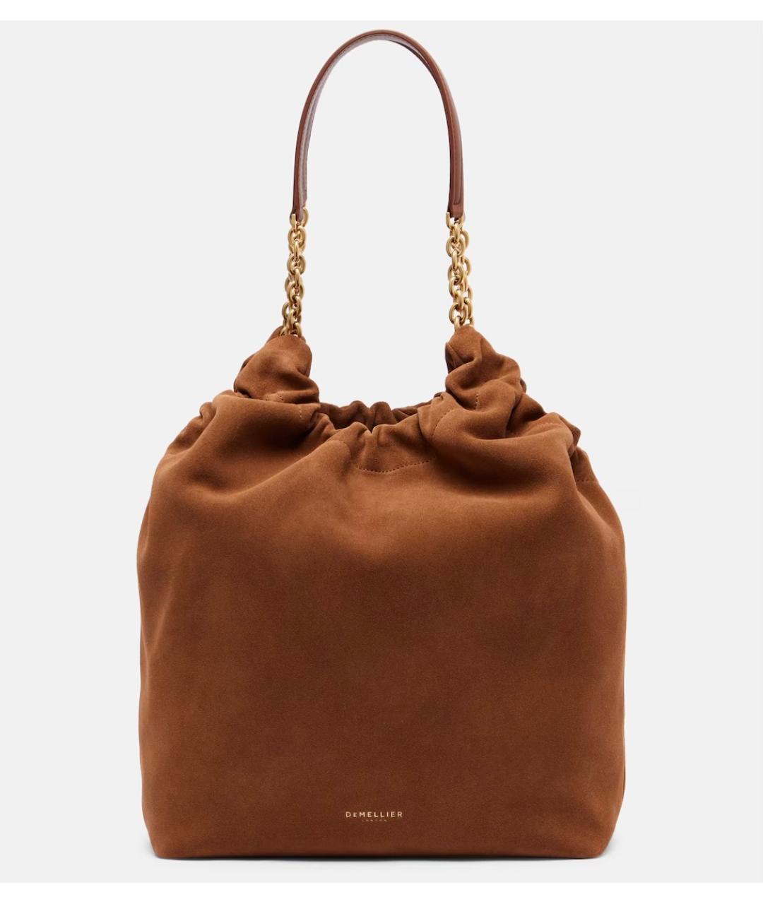 DEMELLIER Коричневая замшевая сумка через плечо, фото 7
