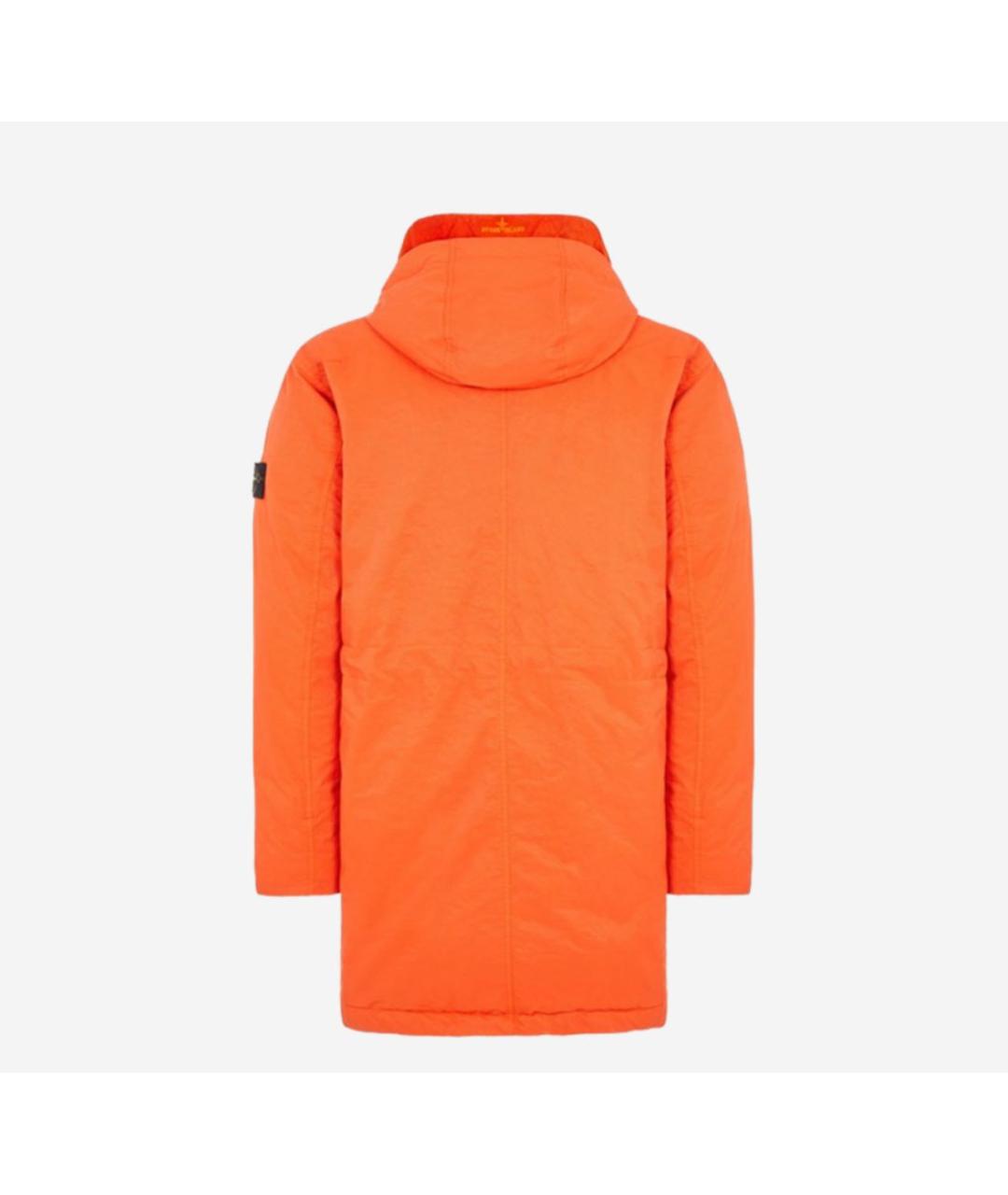 STONE ISLAND Оранжевая парка, фото 2