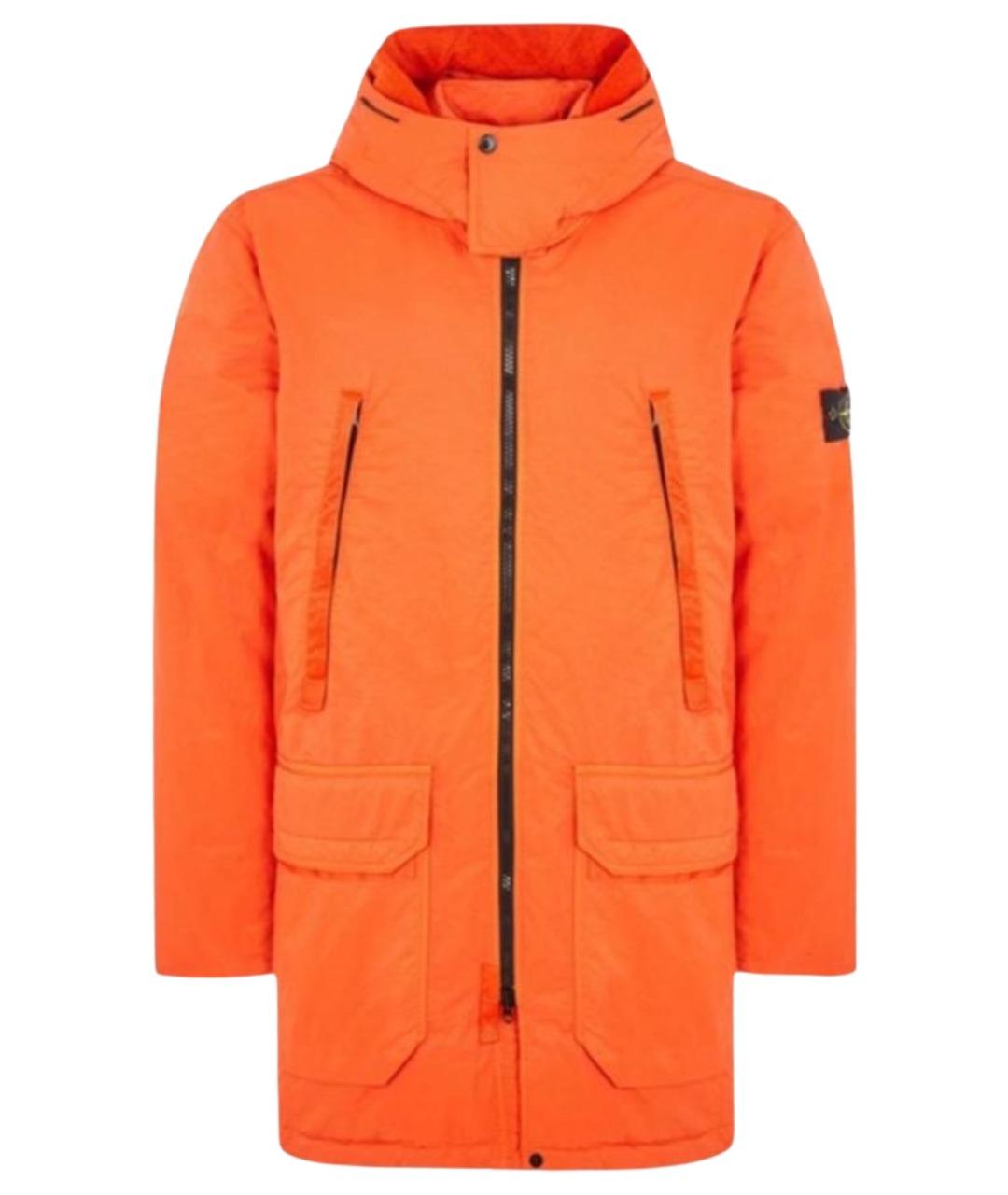 STONE ISLAND Оранжевая парка, фото 1