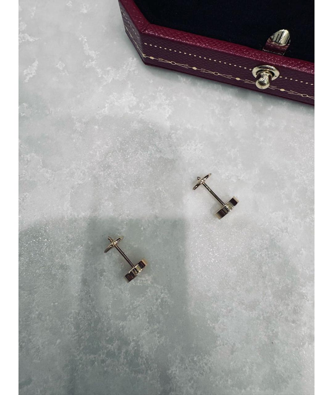 CARTIER Розовые серьги из розового золота, фото 4