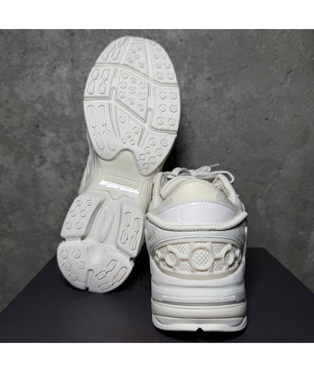 RAF SIMONS Белые низкие кроссовки / кеды, фото 5