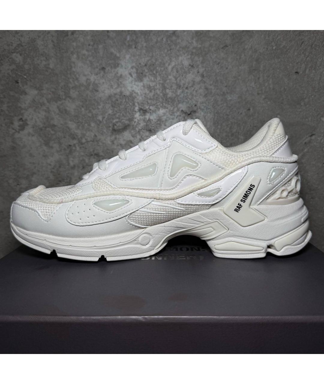 RAF SIMONS Белые низкие кроссовки / кеды, фото 3