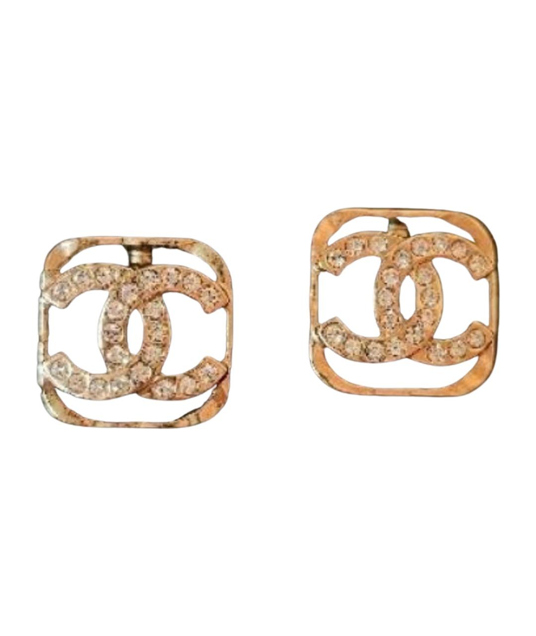 CHANEL Золотые серьги, фото 1