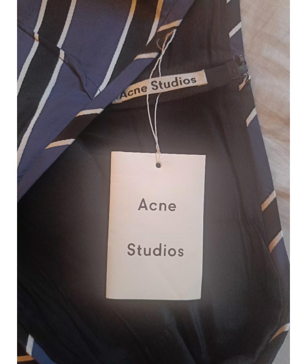ACNE STUDIOS Мульти вискозная юбка миди, фото 3