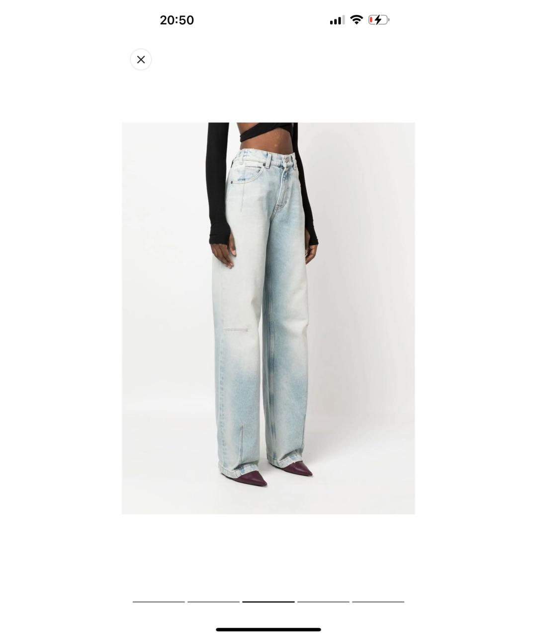 DARKPARK Голубые прямые джинсы, фото 7