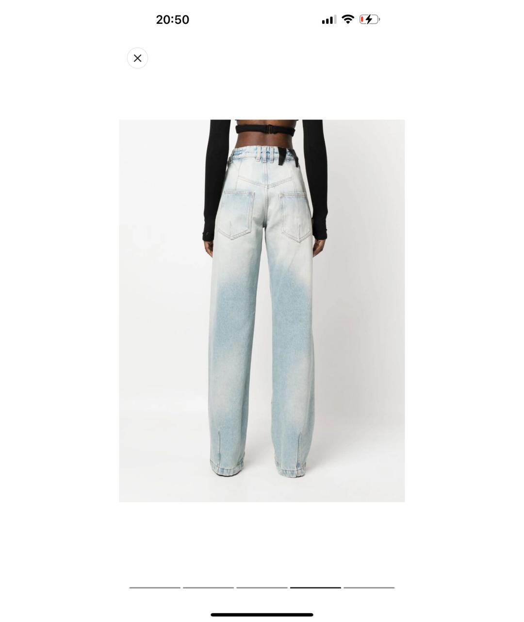 DARKPARK Голубые прямые джинсы, фото 6