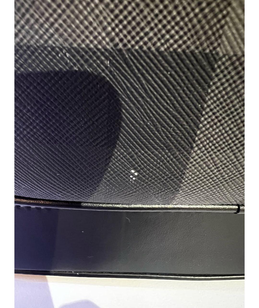 BURBERRY Антрацитовый рюкзак из искусственной кожи, фото 6