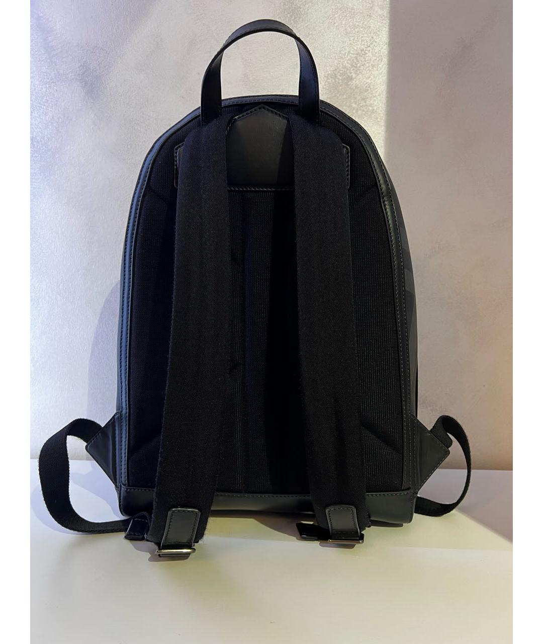 BURBERRY Антрацитовый рюкзак из искусственной кожи, фото 3